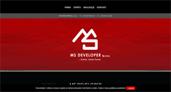 Desktop Screenshot of msdeveloper.pl